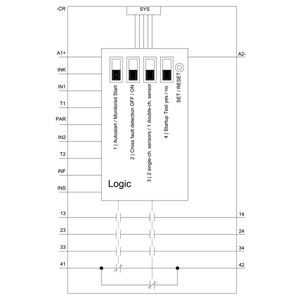 3SK1 Unità di base terminale a vite avanzata 3SK1121-1AB40 relè di sicurezza con uscite di relè