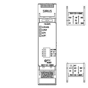 3SK1122-1AB40 Relai di sicurezza con uscite semiconduttori terminale a vite 24V DC avanzato