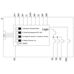 3 Circuiti abilitanti 3SK1122-2AB40 Relai di sicurezza 3SK1 Unità di base con uscite semiconduttore