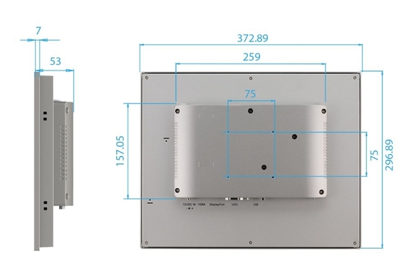 Advantech FPM-215-R8AE touch screen con altra interfaccia di comunicazione pronto per la spedizione