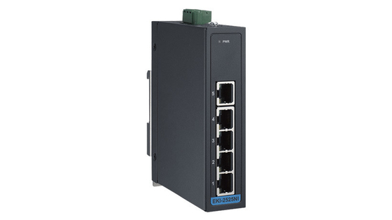 Interfaccia di comunicazione Modbus EKI-2525NI Advantech 5-Port Industrial Ethernet Switch
