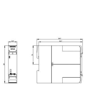 PLC 3SK1211-2BB40 Relais di sicurezza 3SK1 4RO Estensione di uscita terminale carico a molla DC 24V