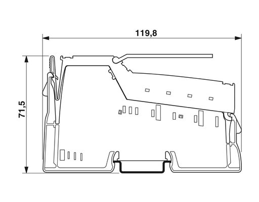 2861331 IB IL 24 PWR Modulo di alimentazione IN-PAC di contatto Phoenix con livello di protezione IP20