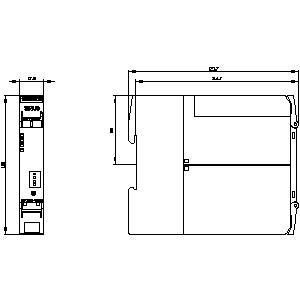 Relè di sicurezza DC 24 V 3SK1 3SK1220-1AB40 Morsetto a vite per estensione ingresso