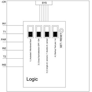 Relè di sicurezza DC 24 V 3SK1 3SK1220-1AB40 Morsetto a vite per estensione ingresso