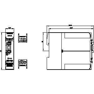 3SK2112-2AA10 SIRIUS Relay di sicurezza Unità di base 3SK2 Larghezza 22 5mm Terminale a molla