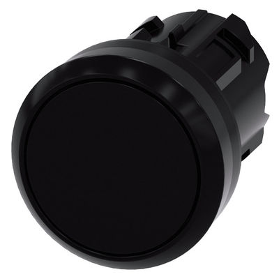 Buttone piatto di plastica nera 3SU1000-0AB10-0AA0 SIRIUS ACT Buttone con non illuminato