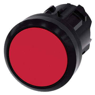 Tasto piatto rosso 3SU1000-0AB20-0AA0 Tasto Sirius ACT con tasto di plastica non illuminato