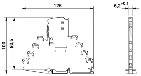 24V TTC-6P-4-24DC-PT-I Phoenix Contact Surge Protector con corrente nominale di scarica 2.5