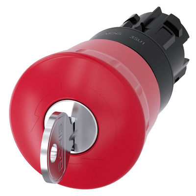3SU1000-1HF20-0AA0 SIRIUS ACT Pushbutton per funghi con dimensioni di 40 mm e materiale plastico