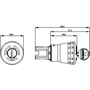 3SU1000-1HF20-0AA0 SIRIUS ACT Pushbutton per funghi con dimensioni di 40 mm e materiale plastico