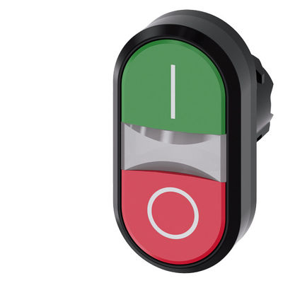 3SU1000-3AB42-0AK0 SIRIUS ACT doppio pulsante di plastica non illuminato flush momentaneo verde/rosso