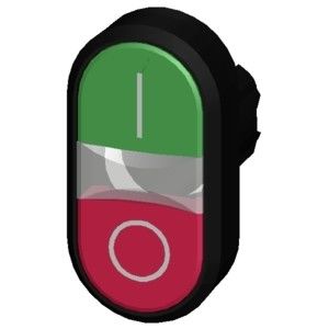 3SU1000-3AB42-0AK0 SIRIUS ACT doppio pulsante di plastica non illuminato flush momentaneo verde/rosso