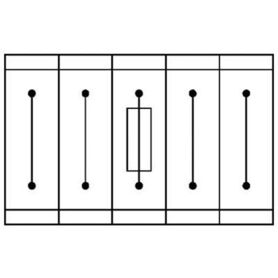 2 poli 250V AC 65V DC 712123 Dispositivo termomagnetico Interruttori 0 25A TCP