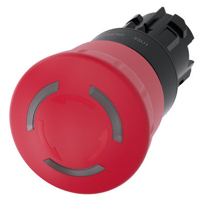 Azione del grilletto SIRIUS ACT 3SU1001-1HB20-0AA0 Pushbutton di funghi di plastica illuminato