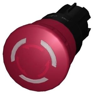 Azione del grilletto SIRIUS ACT 3SU1001-1HB20-0AA0 Pushbutton di funghi di plastica illuminato