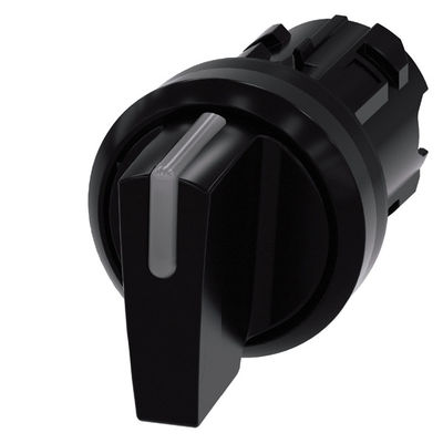 3SU1002-2BL10-0AA0 SIRIUS ACT Selector Switch Nero Manico in plastica 3 posizioni