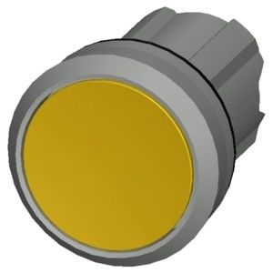PLC 3SU1050-0AB30-0AA0 Tasto piatto non illuminato e lucido in metallo Giallo Tasto SIRIUS ACT
