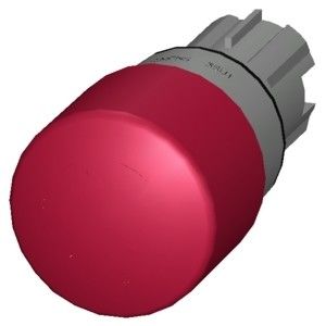 PLC 3SU1050-1GB20-0AA0 Metal brillante non illuminato arresto di emergenza spingere azionamento del grilletto per il sicuro