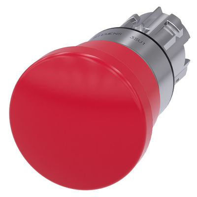 Fermo di emergenza Spingimento del grilletto Azione SIRIUS ACT Pushbutton funghi 3SU1050-1HA20-0AA0