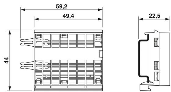 1110990 CAPAROC CR EXT8 Bus Bar per connessioni elettriche stabili e fluide