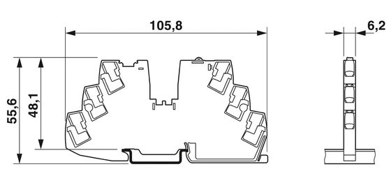 1 Polo 1135753 PTCB E1 24DC/1-4A SI-R Interruttore di apparecchiature elettroniche con 24V DC