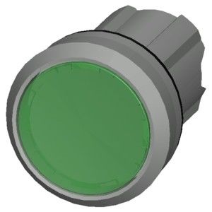 3SU1051-0AB40-0AA0 Metallo lucido illuminato pulsante piatto verde SIRIUS ACT pulsante