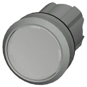 3SU1051-0AB60-0AA0 SIRIUS ACT Pulsante con pulsante piatto in bianco illuminato brillante in metallo