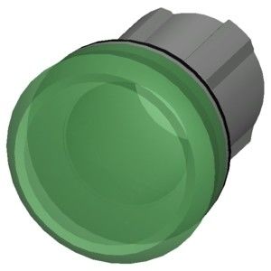 3SU1051-6AA40-0AA0 Lente liscia lucida di metallo verde SIRIUS ACT Pilot Light per il funzionamento