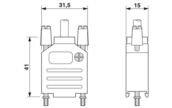 Efficienza 2749550 SCT-D-SUB 9 kg con tensione nominale