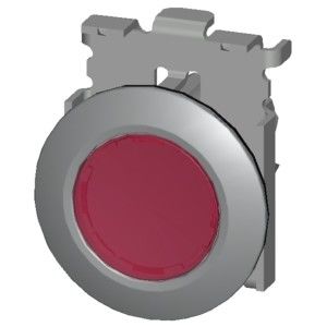 PLC illuminato 3SU1061-0JA20-0AA0 Pushbutton rosso SIRIUS ACT con pulsante piatto e bordello