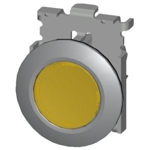 PLC 3SU1061-0JB30-0AA0 Metallo Matt illuminato pulsante piatto e bezel per il montaggio in profondità