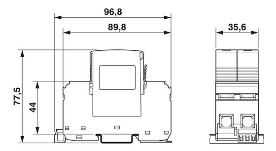 2800186 VAL-MS-T1/T2 335/12.5/1 1-FM Classe 1/2 Protezione da fulmini/surge Numero di polo 4