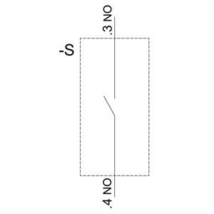 Unità completa Pushbutton 3SU1100-0AB60-1BA0 Non illuminato Flat Button White Screw Terminal