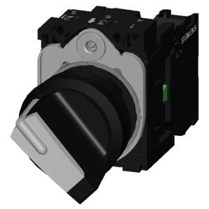 Interruttore di selezione del manico corto in plastica per SIRIUS ACT Complete Unit 3SU1100-2BF60-1BA0