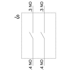 3SU1100-2BL60-1NA0 Interruttore di selezione in plastica a manico corto per unità completa SIRIUS ACT