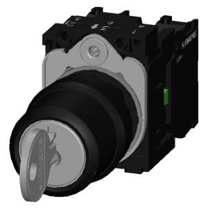 3SU1100-4BL11-1NA0 RONIS Plastic SIRIUS ACT Unità completa con interruttore chiave a 3 posizioni