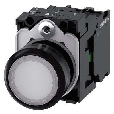 PLC 3SU1102-0AB60-1BA0 SIRIUS ACT unità completa pulsante 1NO terminale a vite bianca