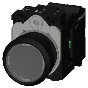 3SU1102-0AB70-3BA0 Pulsante piatto illuminato in plastica