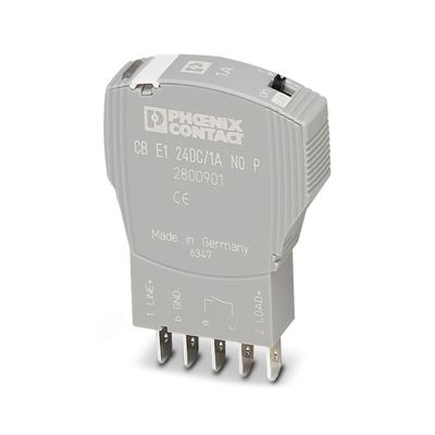 24V di corrente continua tensione nominale 2800901 CB E1 24DC/1A NO P Interruttore di circuito per apparecchiature elettroniche