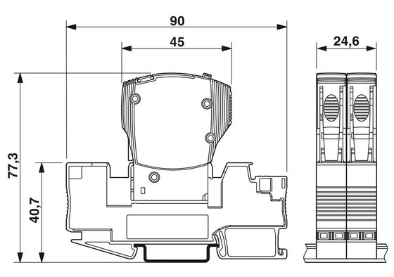 2800891 CB TM2 1A F1 P Dispositivo termomagnetico Interruttori a 10 poli