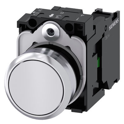 Metal Shiny 3SU1150-0AB60-1BA0 Tasto piatto Tasto momentaneo