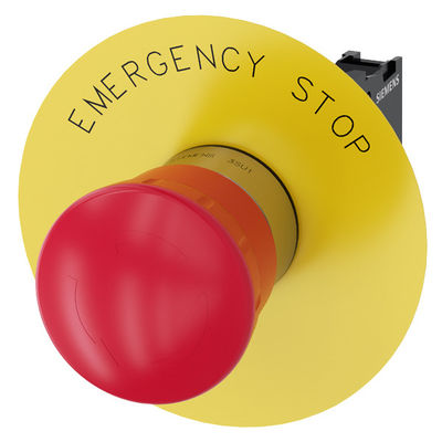 Fermo di emergenza pulsante lucido 3SU1150-1HB20-1CG0 SIRIUS ACT Unità completa