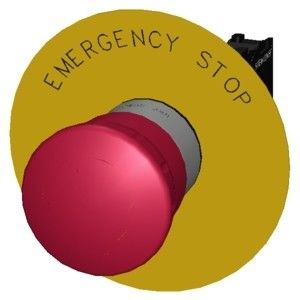 Fermo di emergenza pulsante lucido 3SU1150-1HB20-1CG0 SIRIUS ACT Unità completa