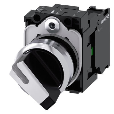Interruttore di selezione non illuminato a due posizioni per SIRIUS ACT 3SU1150-2BF60-1BA0