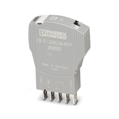 24 V di tensione nominale continua 2800905 CB E1 24DC/6A NO P Interruttore di circuito per apparecchiature elettroniche
