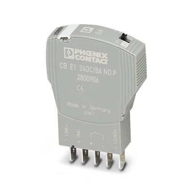 5 poli 24 V DC 2800906 CB E1 24DC/8A NO P Interruttore di circuiti per apparecchiature elettroniche