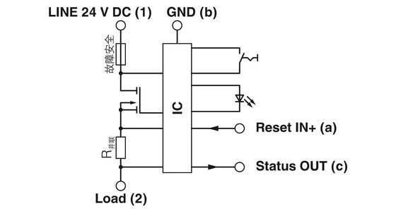 2800914 CB E1 24DC/10A S-R P Interruttore per apparecchiature elettroniche industriali