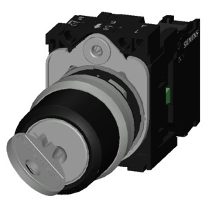 2 posizioni metallo lucido RONIS mantenuto SIRIUS ACT unità completa Kew Switch 3SU1150-4BF11-1BA0