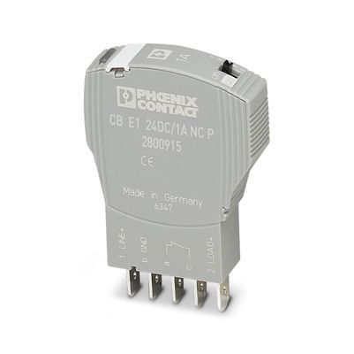 5 poli Numero 2800915 CB E1 24DC/1A NC P Interruttore di circuito di apparecchiature elettroniche Voltaggio nominale 24 V DC